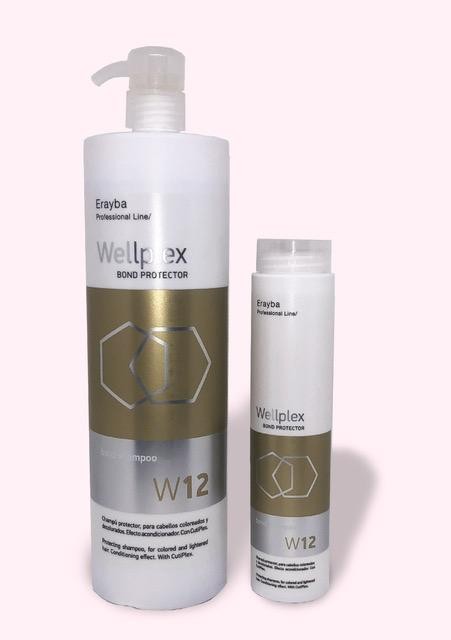 Champú fortalecedor y protector de puentes y fibra capilar, W12 Bond Shampoo Erayba