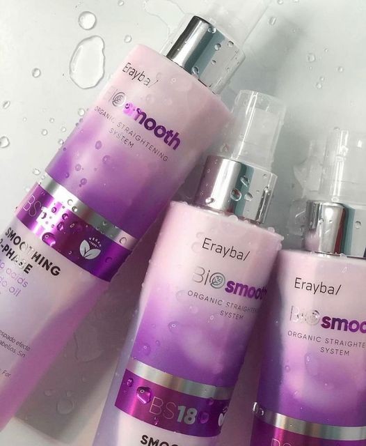 Acondicionador anti crespado efecto alisado. Para todo tipo de cabellos. Sin aclarado. BS18 smoothing 2-phase 200 ml.Erayba