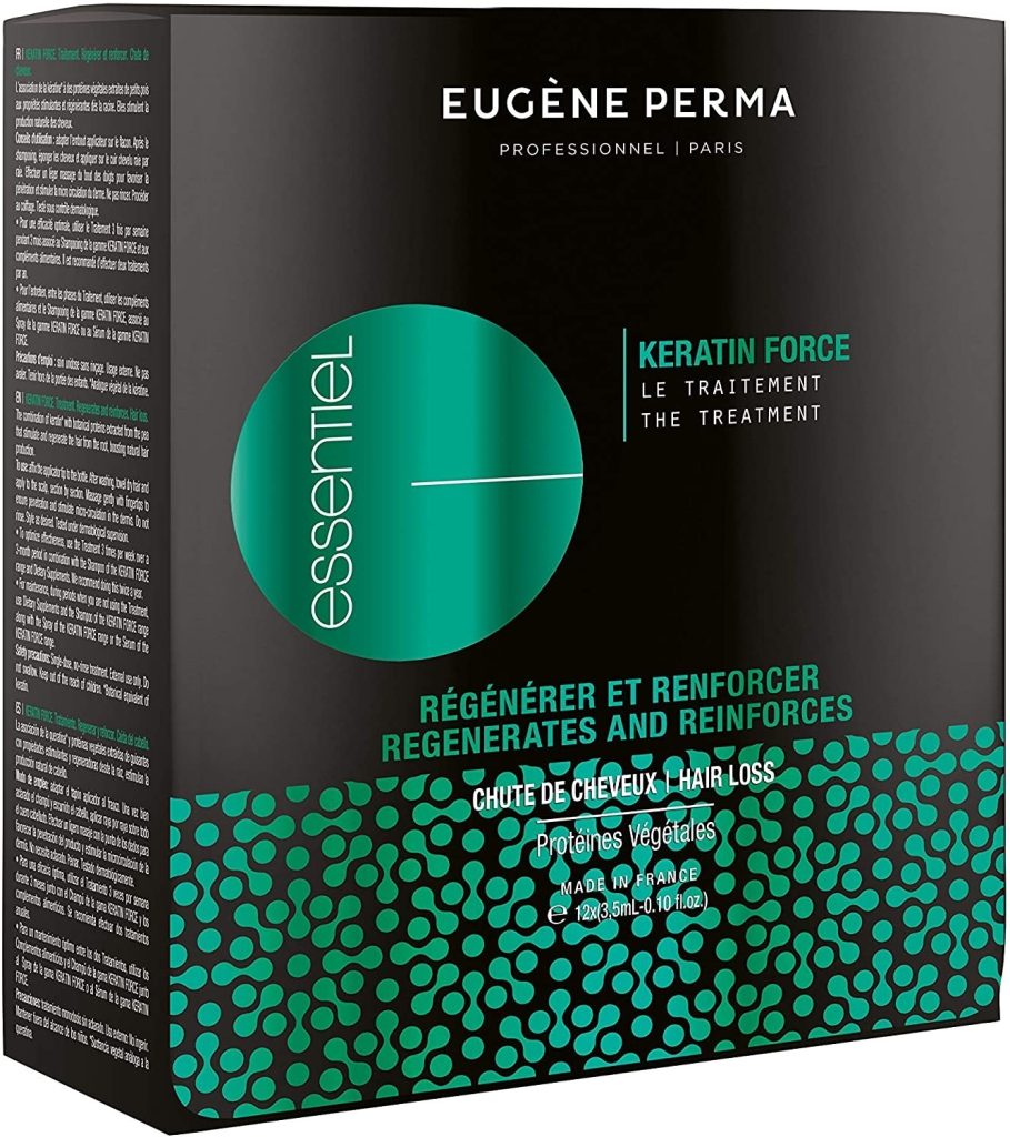 Tratamiento Anticaida Keratin Force 12 x 3,5 ml. Essentiel