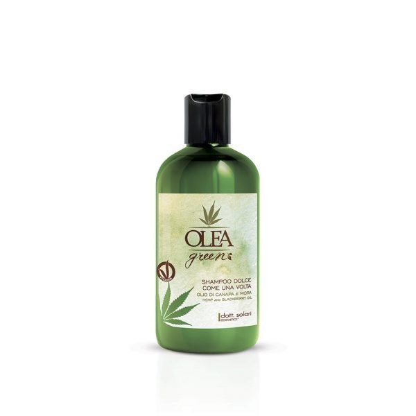 Champu suave al aceite de cañamo y mora ecologico 300 ml. Dott. Solari