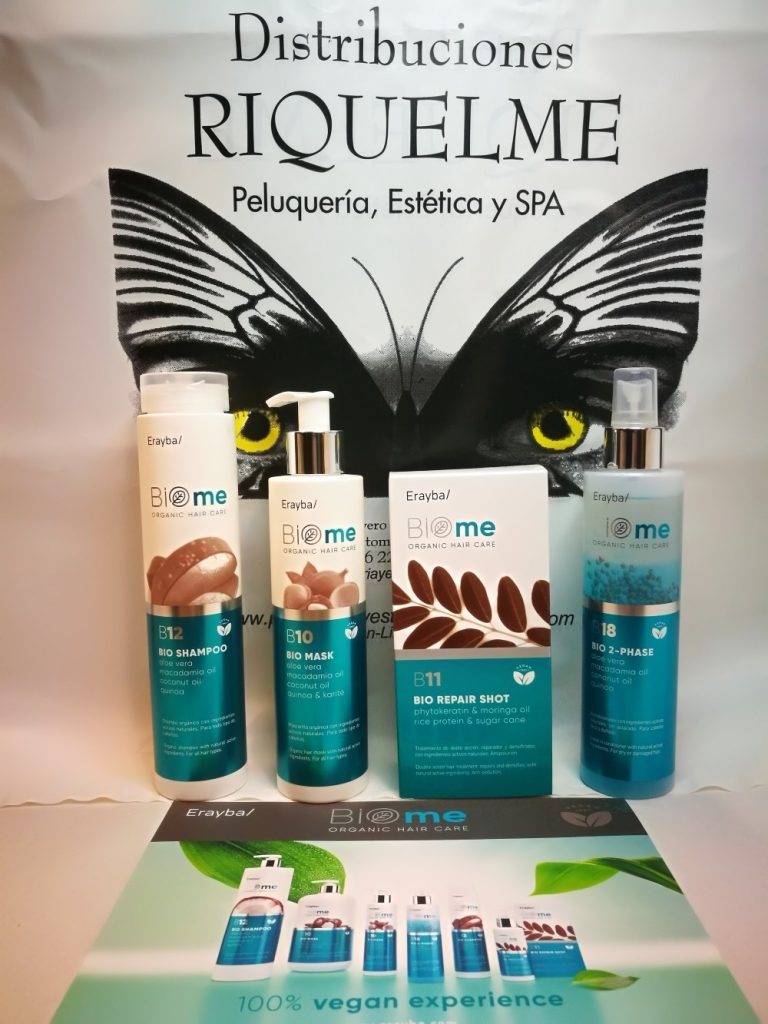Pack anti oxidante y rejuvenecedor, activos orgánicos a base de aceites vegetales Biome Vegan Erayba