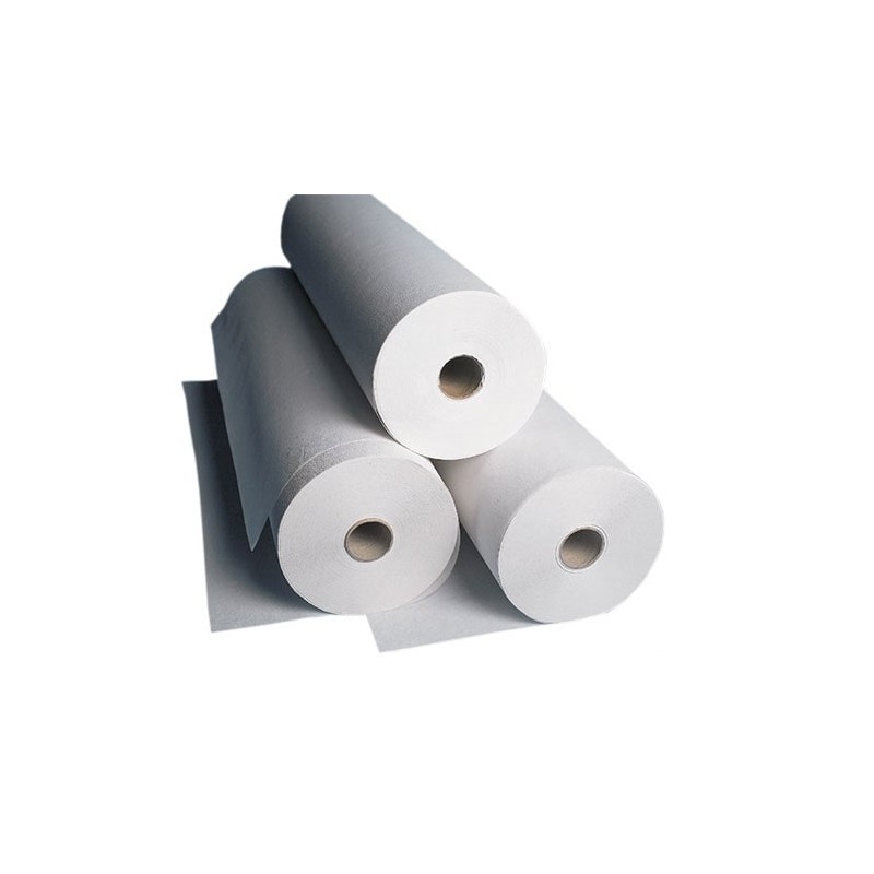 Rollo Papel camilla blanco natural 80 metros, caja de 6 Rollos
