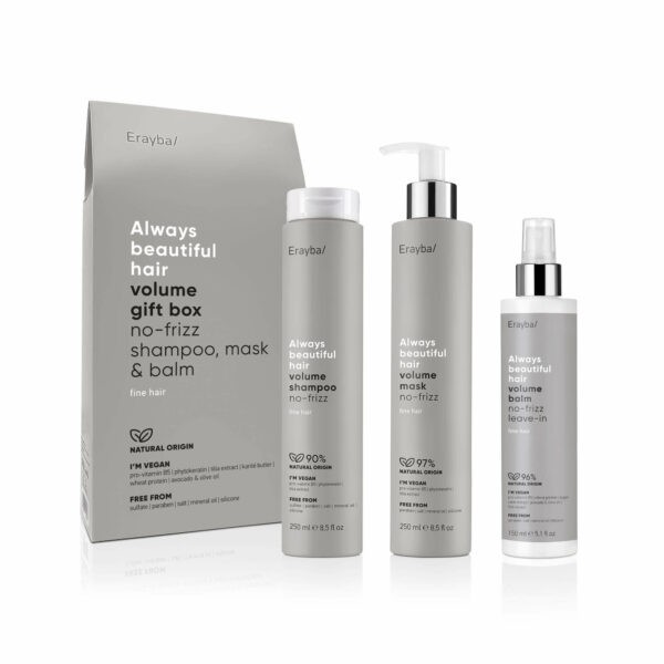 Erayba Abh/ volume gift box Pack Especial para cabellos finos que necesitan cuerpo con control del encrespado y ligereza.