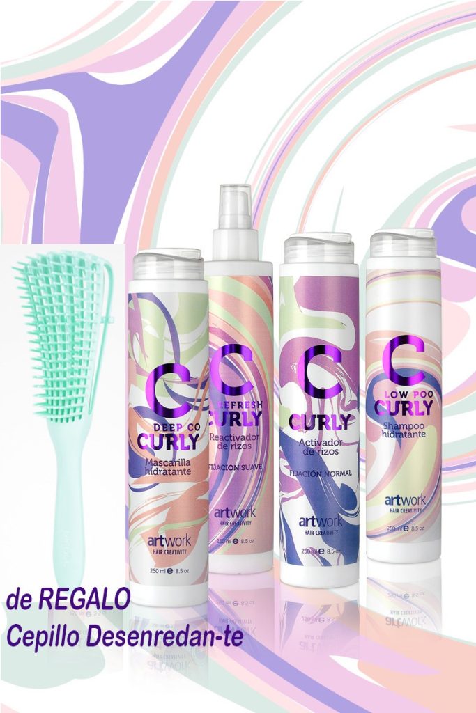 Pack Curly Rizos completo de 4 productos + Cepillo curly de regalo Artwork
