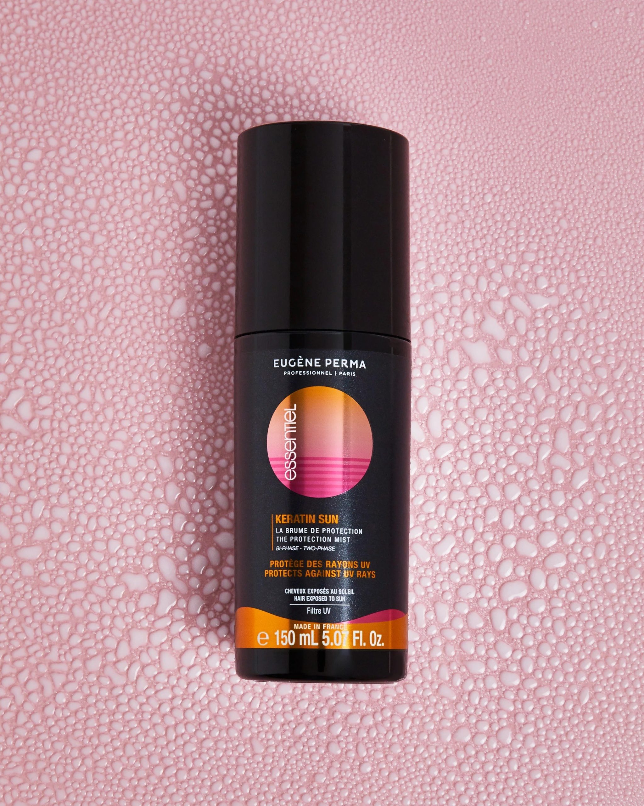 Eugene-Perma Bruma Protectora Solar 150 ml Essentiel Keratin Sun para Cabello Hidratado y Protegido