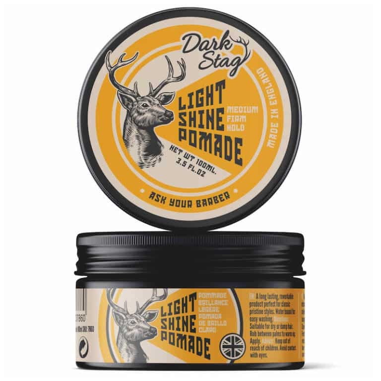 Dark Stag Light Shine Pomade 100 ml. cera peinado brillo