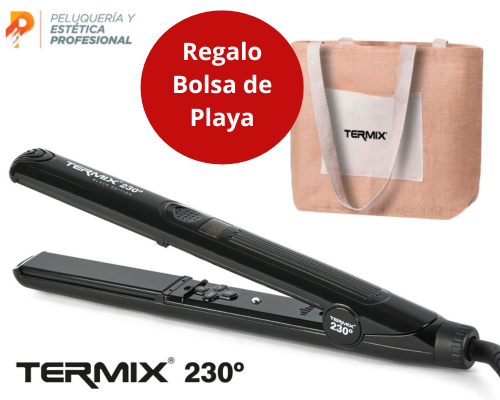 Plancha de Pelo Profesional Termix 230º + Bolsa playa de Regalo