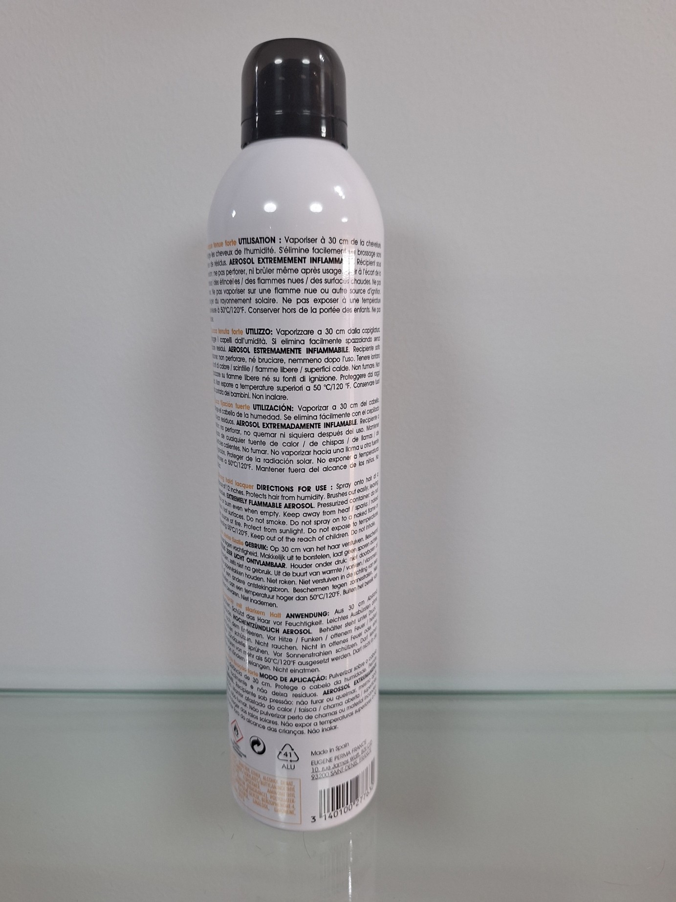 Spray Laca fijacion fuerte prestance 450 ml. Eugeneperma