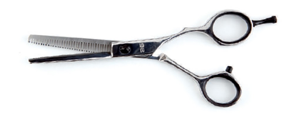 Tijera esculpir peluquería Dry Cut Silver 5,5 pulgadas AG Asuer