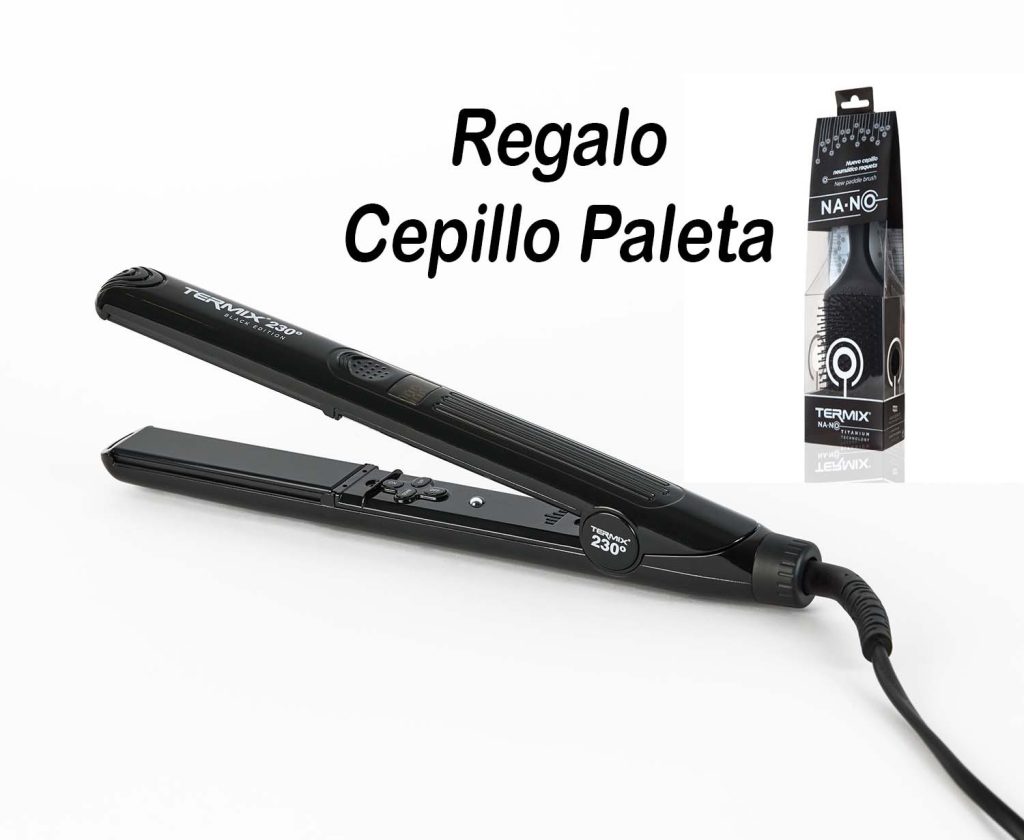 Plancha de Pelo Profesional Termix 230º + Cepillo Paleta de Regalo
