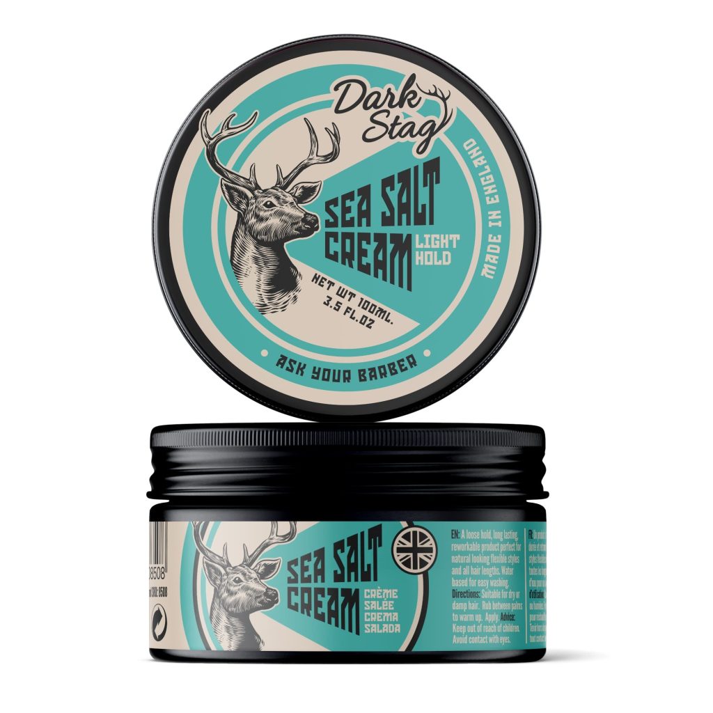 Dark Stag Sea Salt Cream Cera peinado semi mate 100 ml.