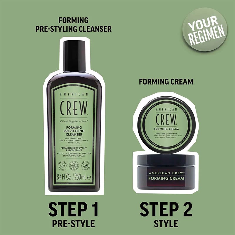 Pack Forming Style Champú + Cera Forming American Crew