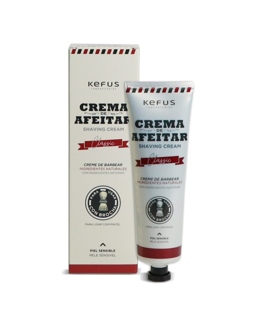 Crema de Afeitar Classic brocha Kefus For Men 150 ml