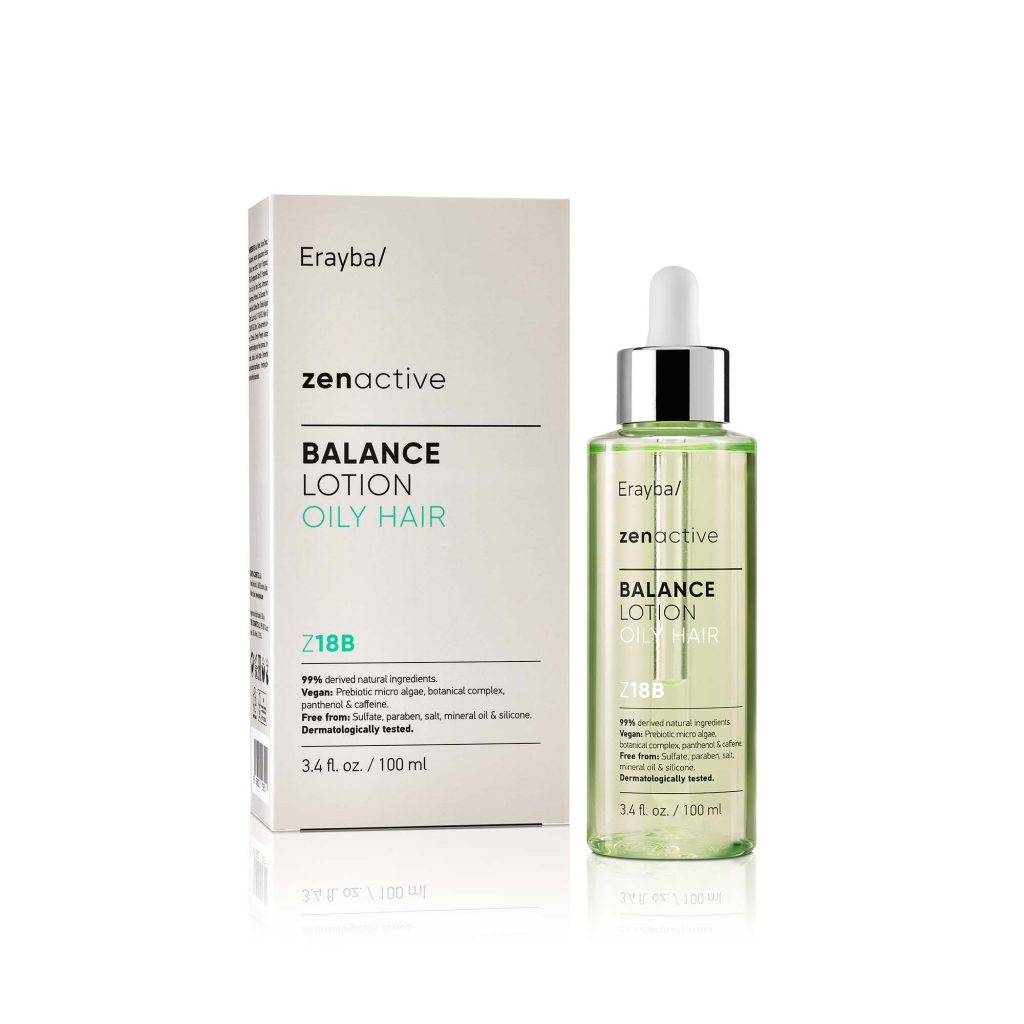 Loción contra la grasa Z18B Balance Lotion - oily hair Erayba