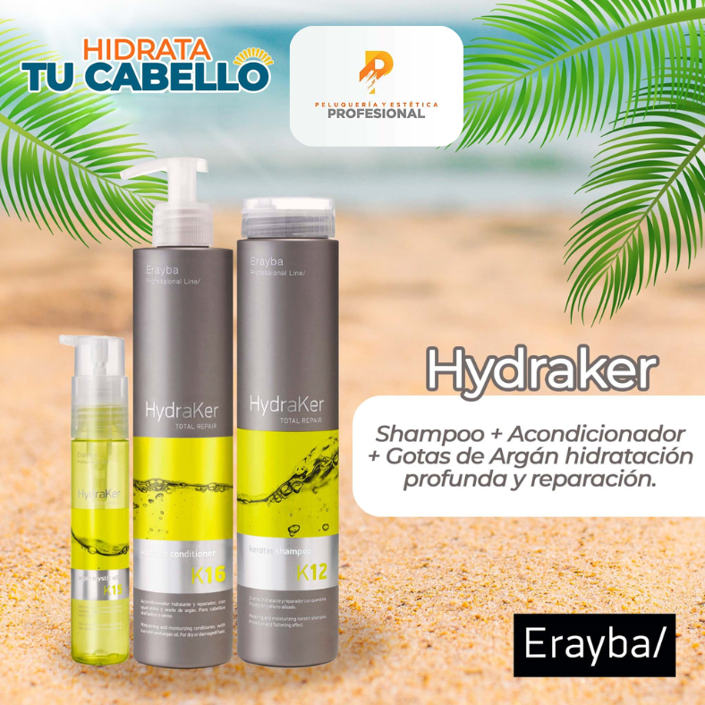 Pack Hydraker hidratación profunda y reparación Erayba