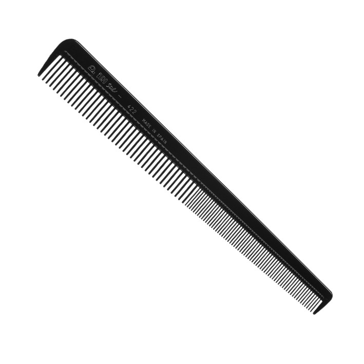 Peine Especial Peluquero barbero 18 cm. negro