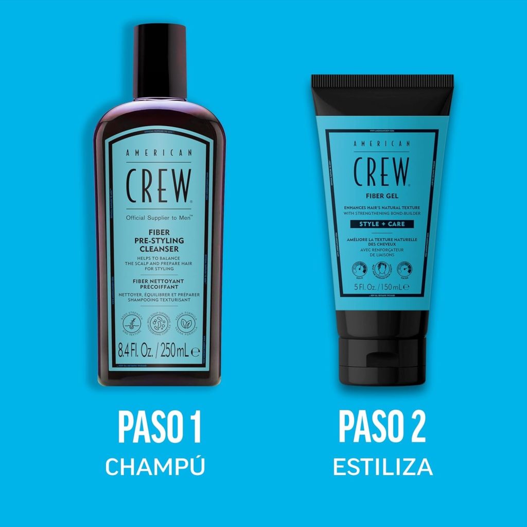 Pack Fiber Champú + Fiber Gel American Crew