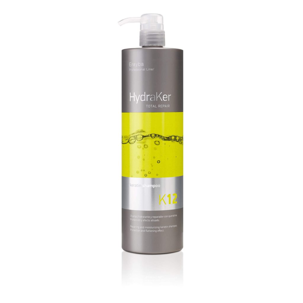 Champú hidratante queratina K12 Keratin Shampú 1000 ml. Erayba Cosmetics