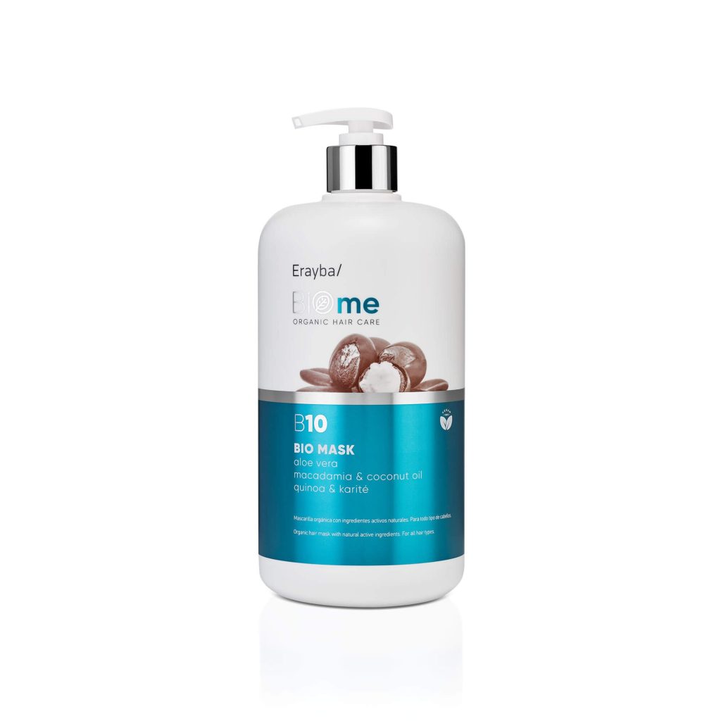 Mascarilla orgánica con ingredientes activos naturales. B10 Mascarilla Biome Bio 1000 ml. Erayba