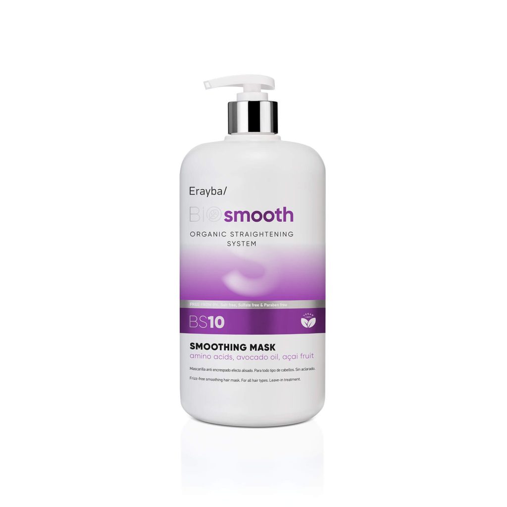 Mascarilla anti encrespado efecto alisado BS10 Mascarilla Smoothing Vegano 1000 ml. Erayba
