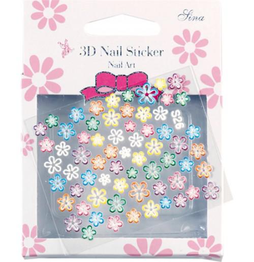 ADHESIVOS 3-D DECORACION UÑAS S-26