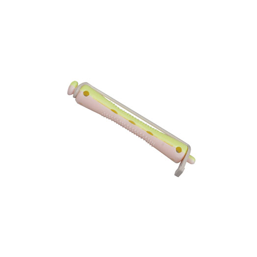BIGUDIS PLAST BICOLOR CORTO Amarillo-rosa 12 und