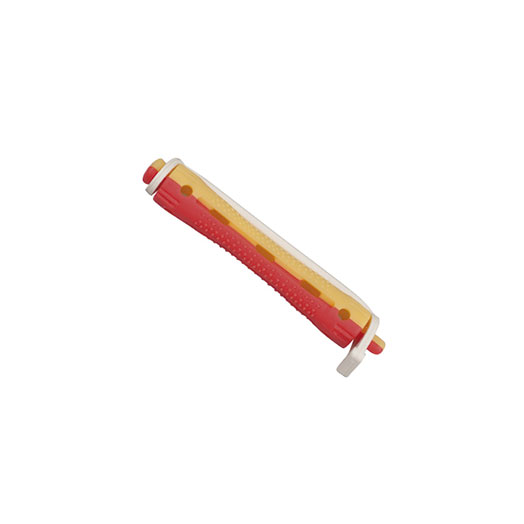 BIGUDIS PLAST BICOLOR CORTO Rojo-Amarillo 12 und