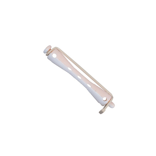 BIGUDIS PLAST BICOLOR CORTO Rosa-Blanco 12 und
