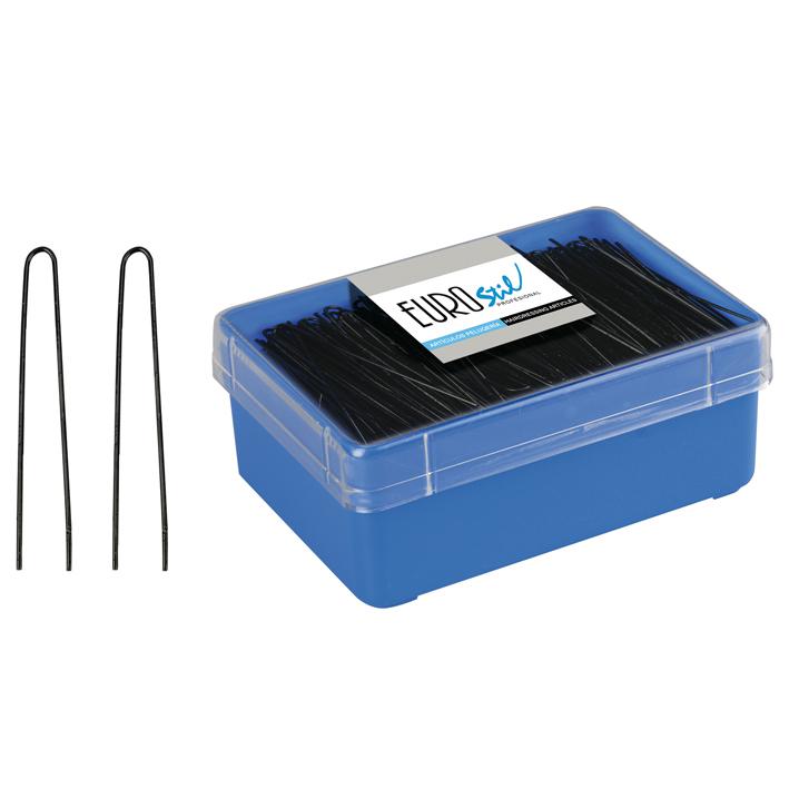 CAJA 400 HORQUILLAS MOÑO NEGRA EUROSTIL 65 mm