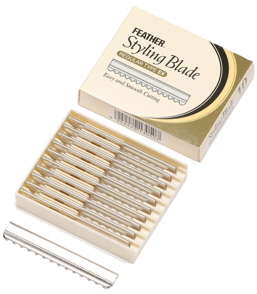 CUCHILLAS FEATHER STYLING RAZOR CAJA 10 UND