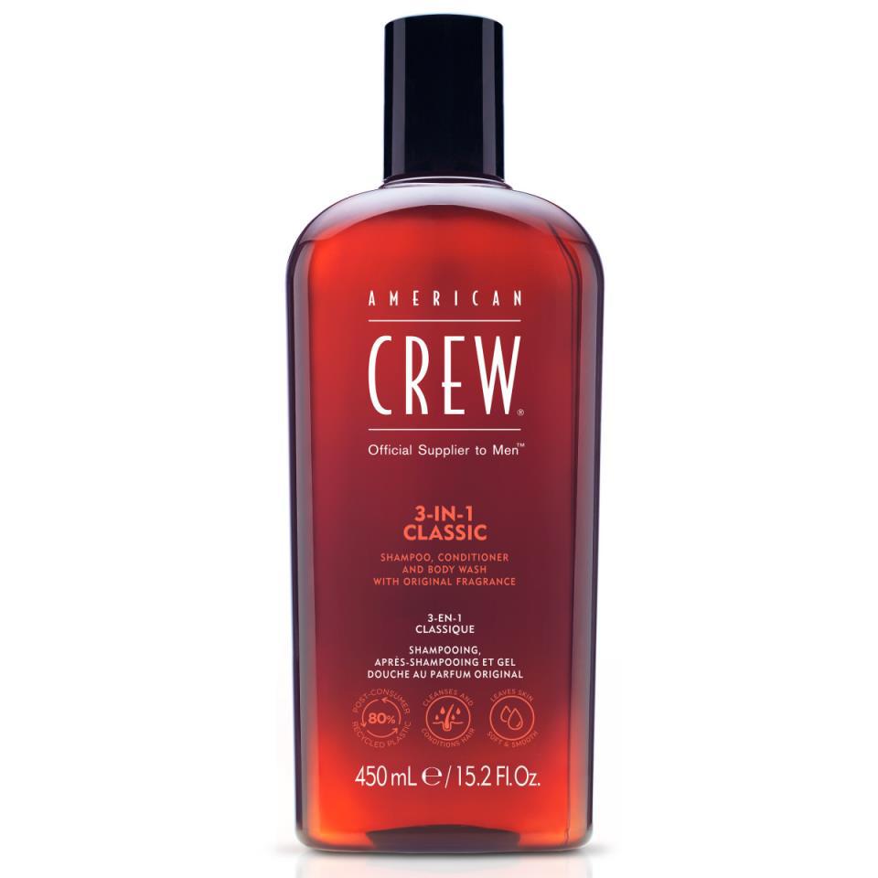 Champú 3-IN-1 CLASSIC 450ML American Crew