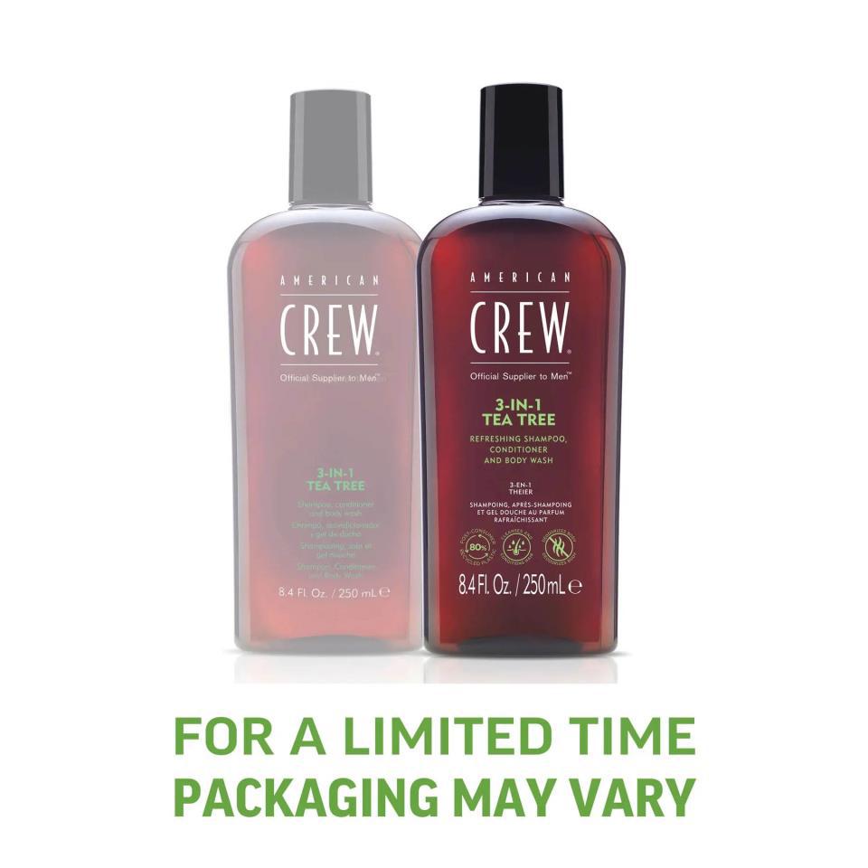 Champú 3-IN-1 Tea Tree 1000 ml American Crew