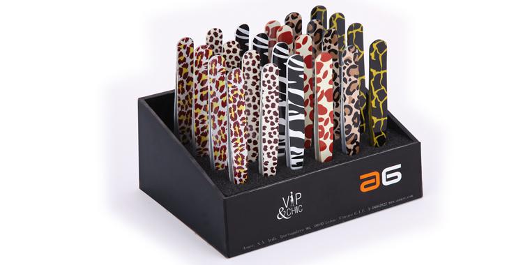 DISPLAY  VIP & CHIC  PINZA SLANT ANIMAL 24 PCS