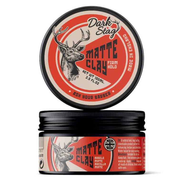 Dark Stag Cera peinado Matte Clay 100ml
