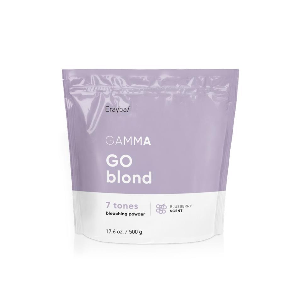 Decoloración Gamma GO Blond 7 Tonos 500 g  Erayba