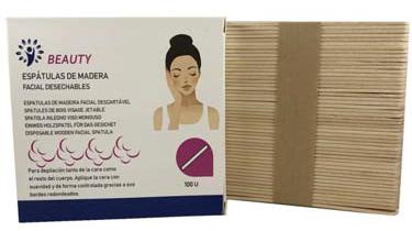 Espatula bigote facial no esteril 100 und