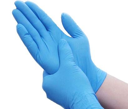 GUANTE NITRILO AZUL TALLA M 100 und