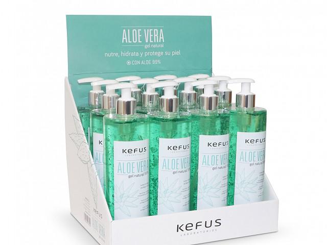 Gel Aloe Vera Natural verde Kefus 500 ml