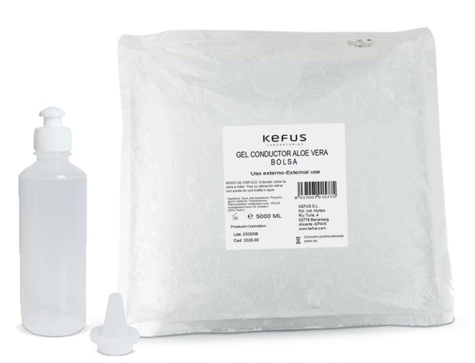 Gel Conductor Ultrasonidos Aloe Vera Kefus 5000 ml