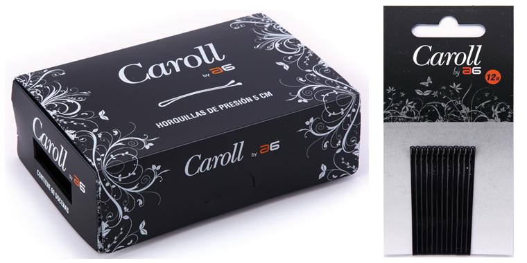 Horquilla CAROLL NEGRO  12 x 60 CARTONES 720 und