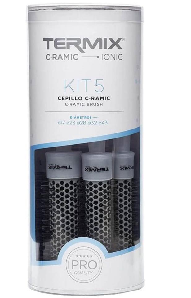 Kit 5 Cepillos Redondos profesionales TERMIX