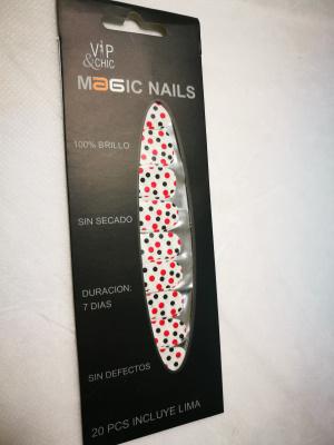 MAGIC NAILS  VIP & CHIC  509 BLANCO LUNARES