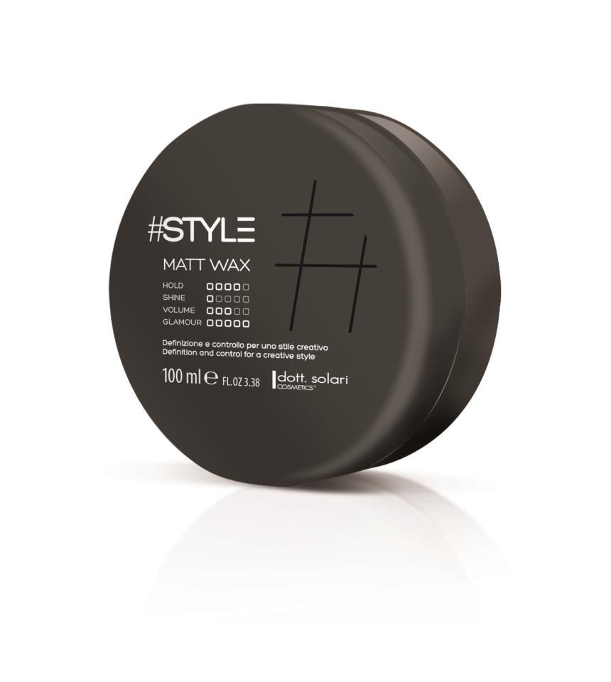 Matt Wax Cera Mate peinado Style 100 ml  Dott  Sol