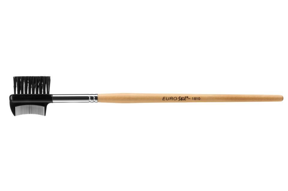 PINCEL-PEINE PROFESIONAL MASCARA PESTAÑAS MADERA