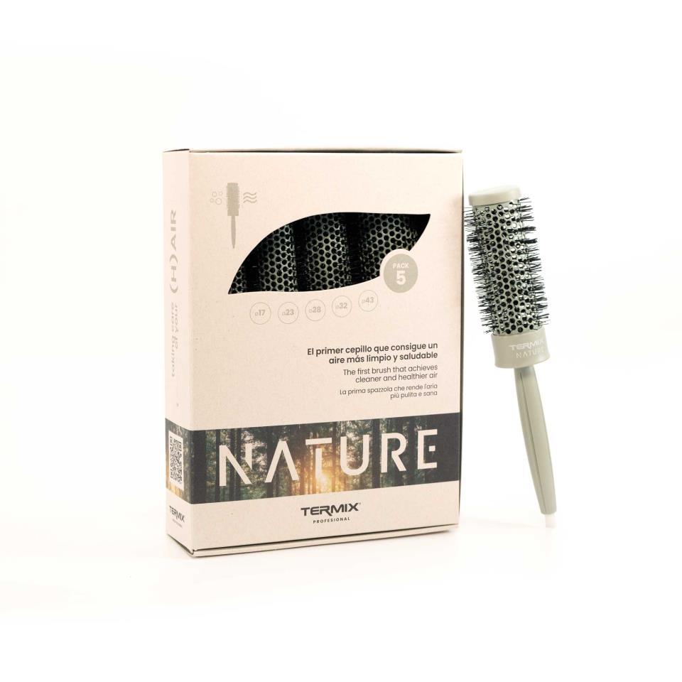 Pack 5 cepillos Redondos Nature Termix