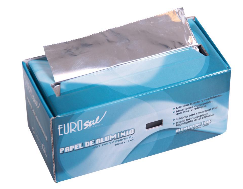 ROLLO PAPEL ALUMINIO 100 M PLATA
