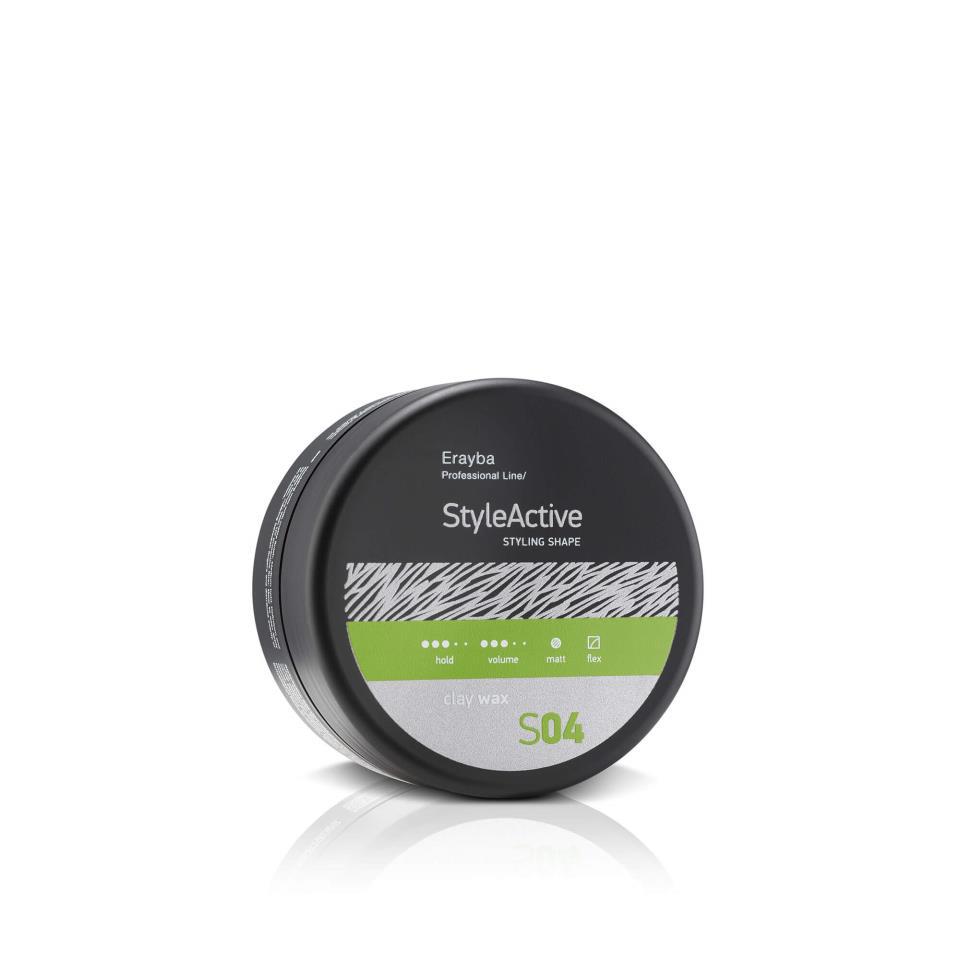 S04 Clay Wax Style Active 90 ml  Erayba Cosmetics